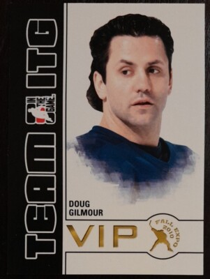 2010 - 2011 ITG Doug Gilmour VIP 2010 Fall Expo #ITG-10 Hockey Card