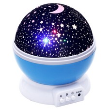 lizber baby night light moon star projector