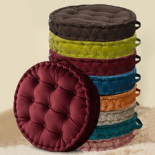 23.6" Round Solid Meditation Cushion, Thick Floor Pillow for Yoga  Tatami