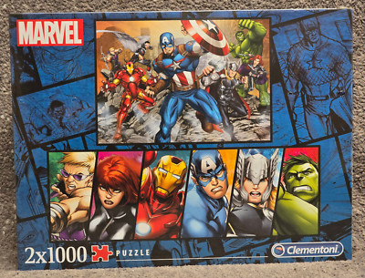 Clementoni Marvel 2 x 1000 Teile Puzzle Marvel Avengers