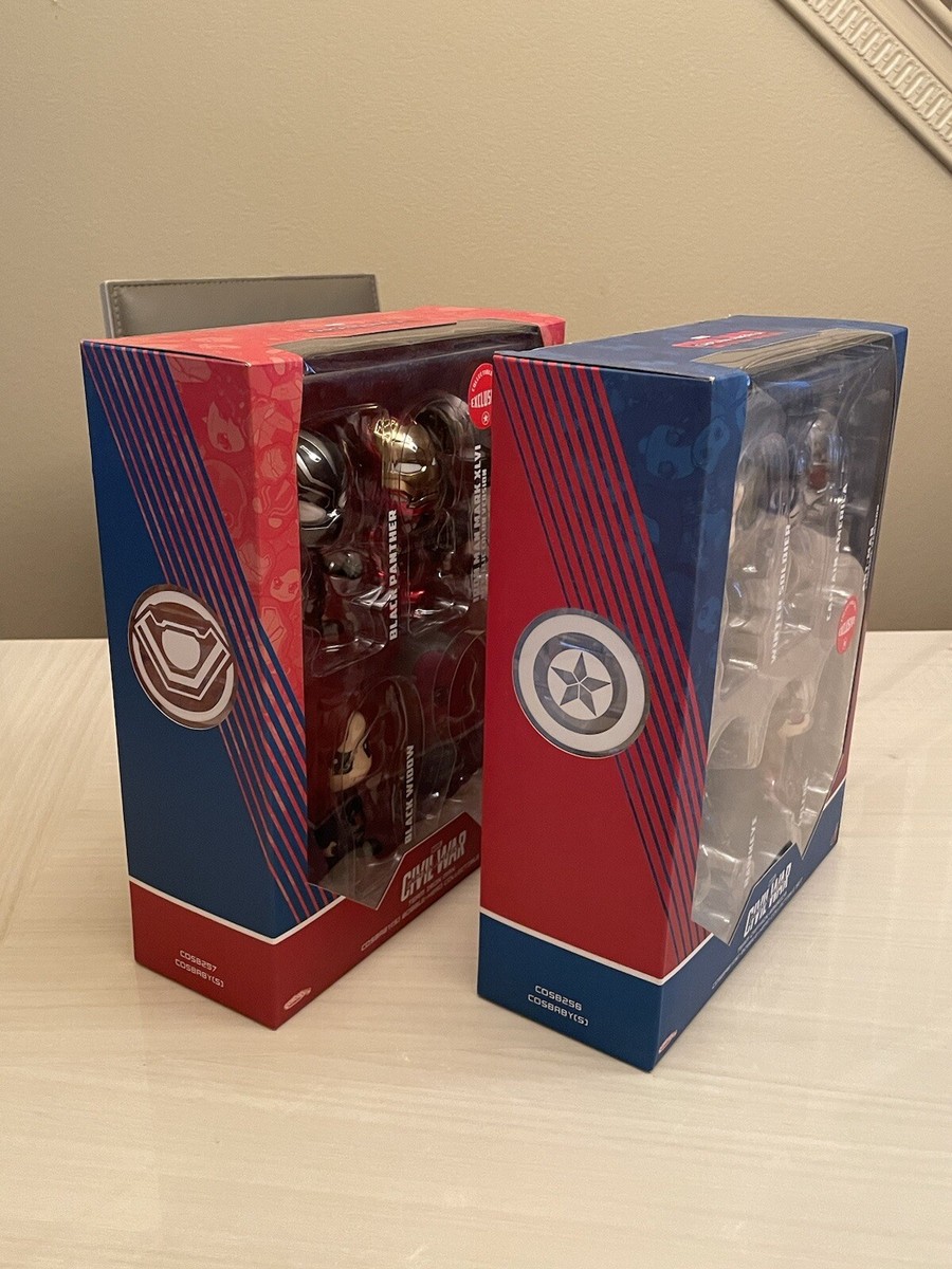 コスベイビー CIVIL WAR アベンジャーズ Rare Hot Toys Cosbaby Civil War Cosbaby 11 Set Team Iron Man