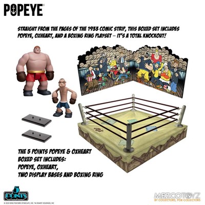 5 POINTS POPEYE & OXHEART BOX SET (LEGGI DESCRIZIONE)