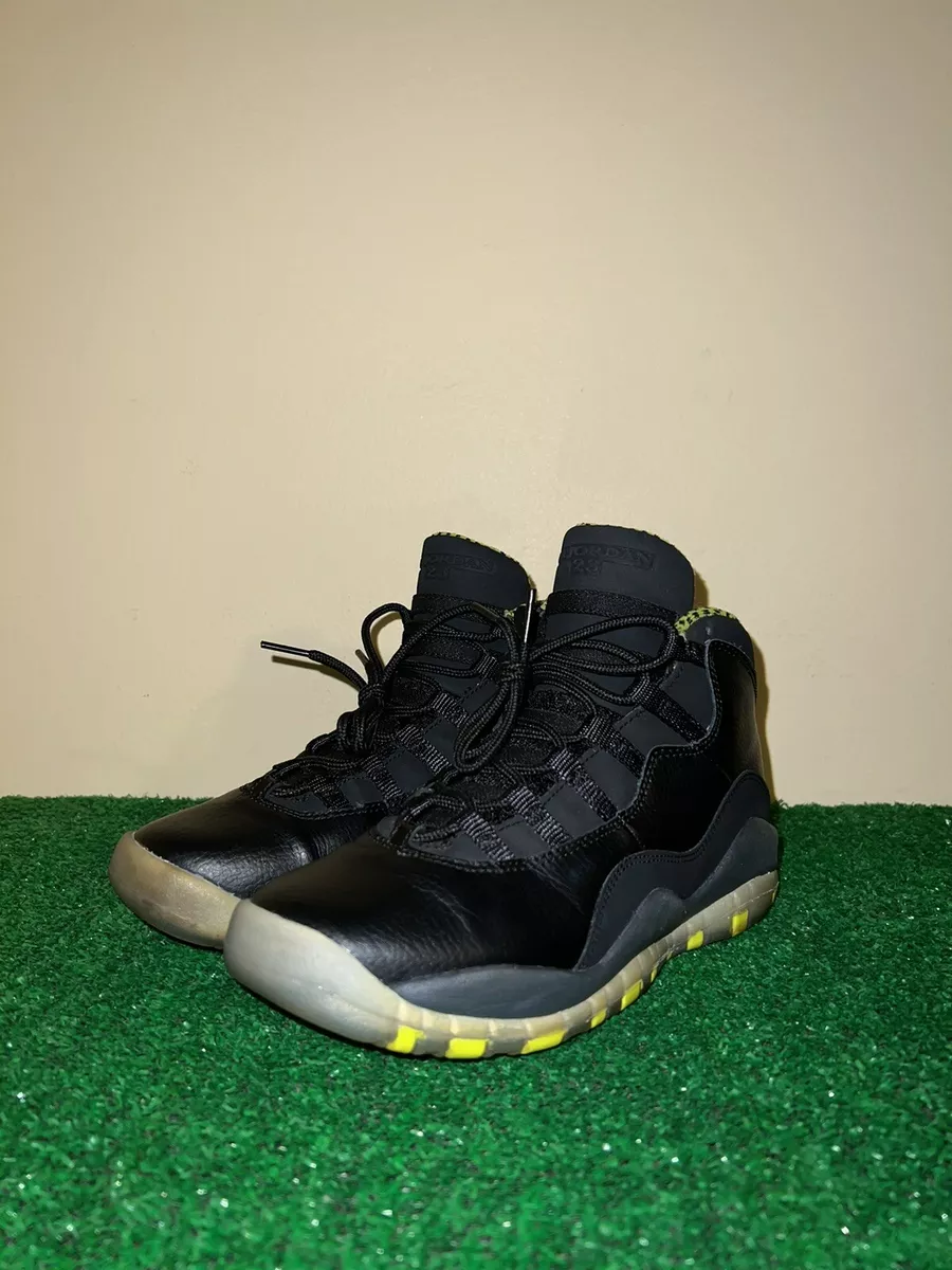 Nike Air Jordan Retro 10 X Venom Green Black 310806 033 GS Youth Size 4.5Y