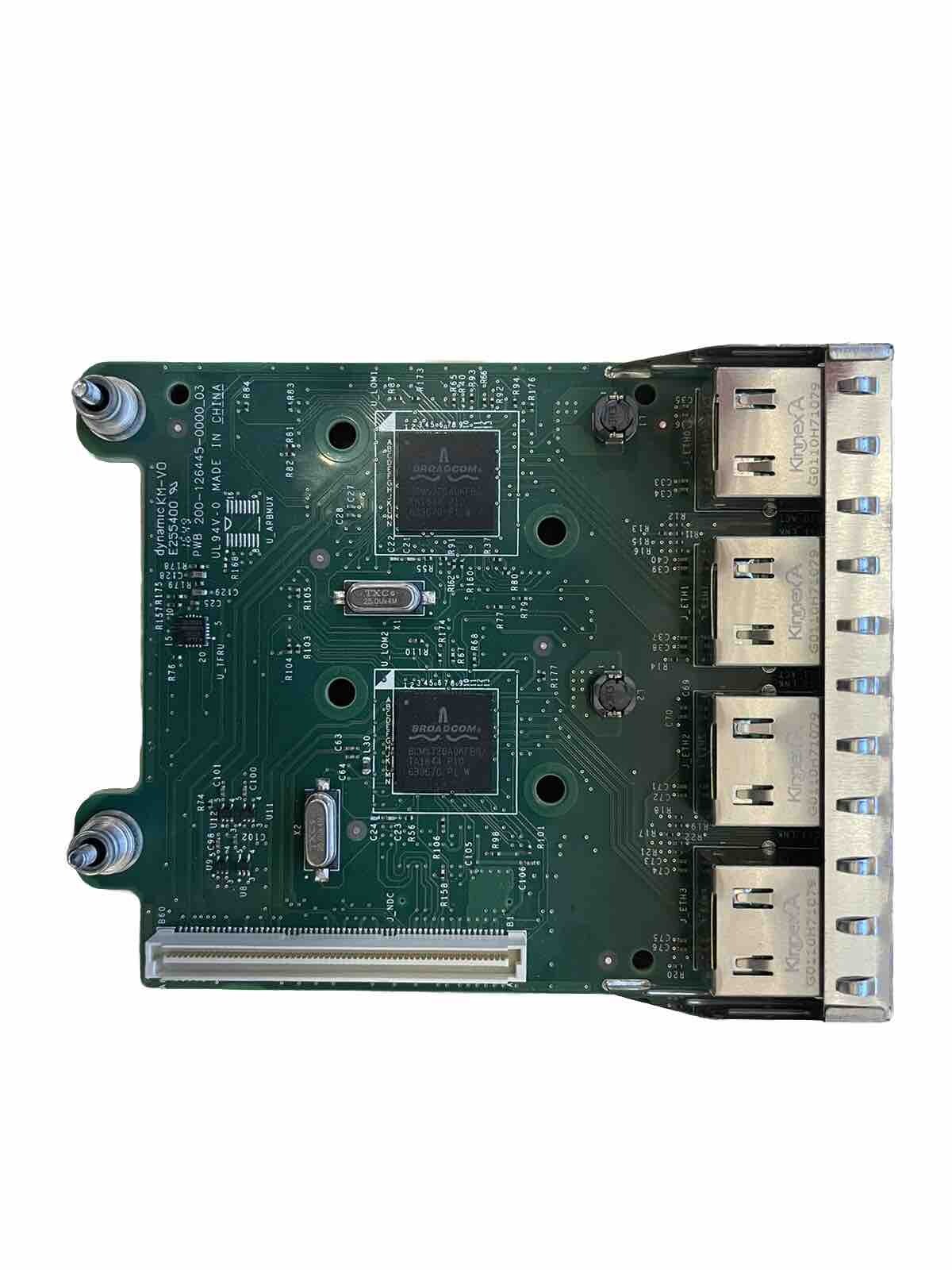 Dell FM487 Broadcom 5720 Quad Port 1Gb Ethernet Network Daughter Card - Used, Fully Functional