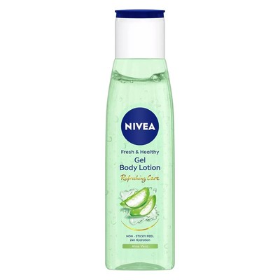 75 ML -  NIVEA Gel Body Lotion With Aloe Vera  Refreshing Care For 24H Hydration