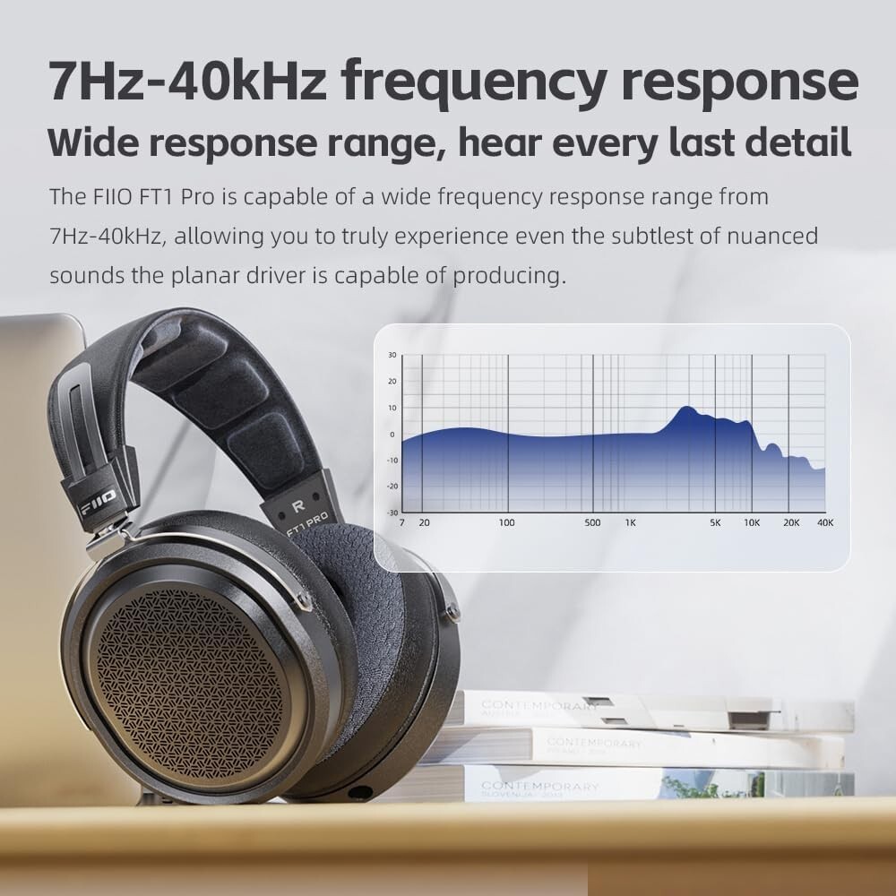 FiiO FT1 Pro Open-Back Planar Magnetic Wired Hi-Fi Headphone