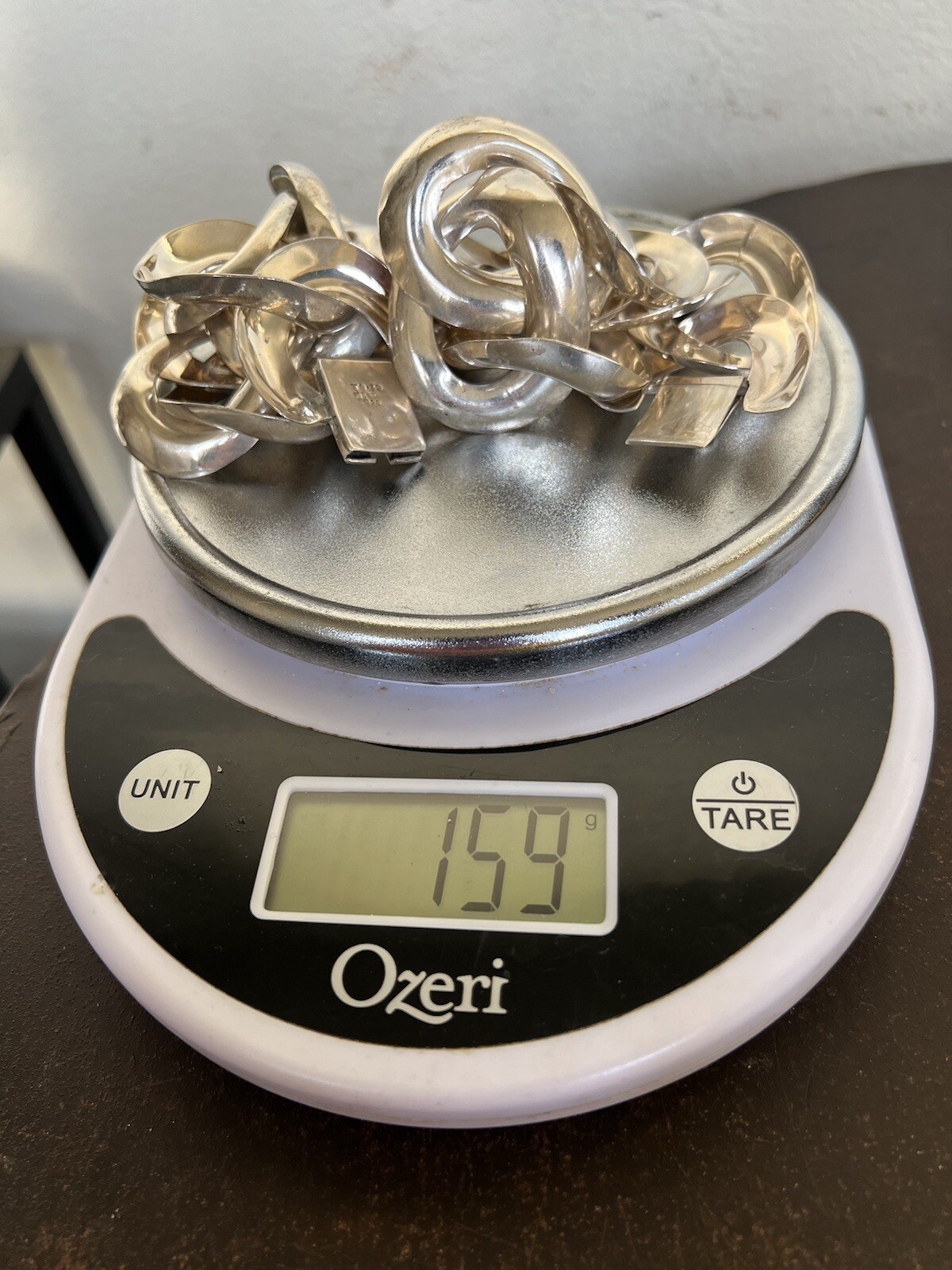 159gr Vintage Solid Sterling Silver Oversize Miam… - image 24