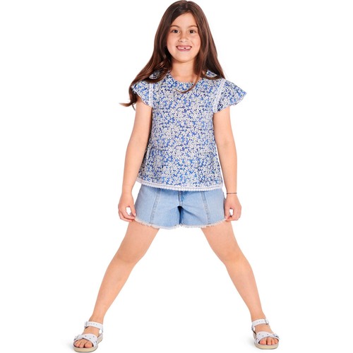 BURDA KIDS 9264 CHILD'S DRESS & BLOUSE Sewing Pattern Sizes 4 - 11 Skill: EASY - Picture 4 of 7