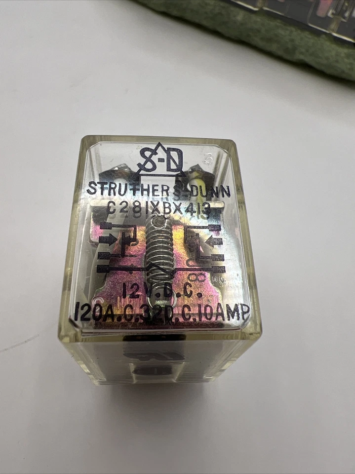 15 New STRUTHERS & DUNN - C281XBX413 - 12VDC-10Amp 120AC/32DC RELAYS PCB M Y3 - Image 2 of 4