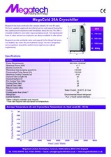 MegaCold Cryo Chiller 20A, Commercial Refrigeration