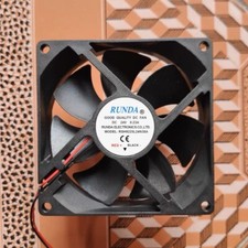 1 PCS RUNDA Fan RSH9225L24N38A DC24V 0.23A 9225 9.2CM 2 wire cooling fan