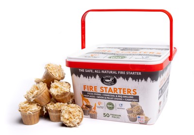 Superior Trading Fire Starter Pods in Plastic Bucket - Fire Starters for Camp...