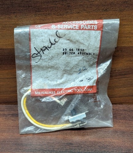 Milwaukee #23-66-1452 New Genuine OEM Switch for 6507 6508 Sawzall - Picture 1 of 2