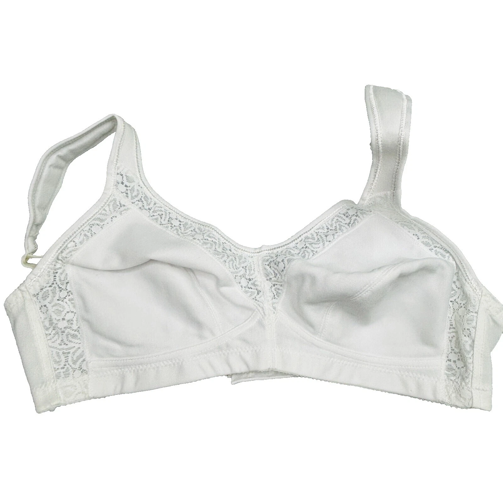 Cotton Blend White Vintage Bras for Women