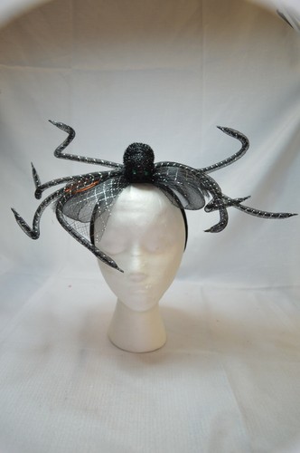 U PICK HALLOWEEN Spider Head Band Purple Black Bow Adjust DAY Dead SKULL Flowers - Picture 11 of 14