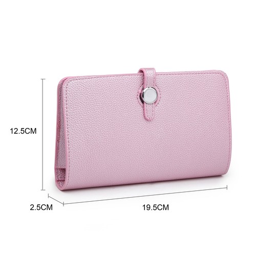 Long purse card holder coin wallet 2 IN 1 Design Woman Lady Faux leather UK - 第 9/30 張圖片