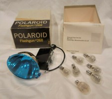 Vintage Polaroid Camera Flash with Bulbs - Flashgun 286