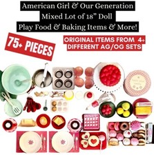American Girl Our Generation 18" Doll Play Food Lot Of 75 Food Accessories