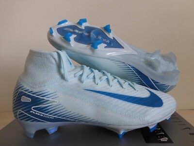Nike Zoom Mercurial Superfly 10 Elite Fg Glacier Blue-Blue Sz 8.5 [FQ1454-400]