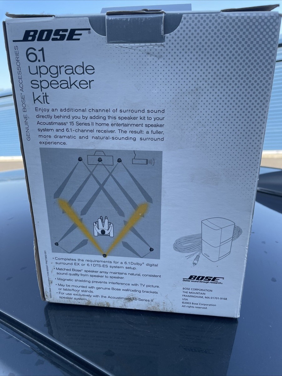 New Bose 6.1 Upgrade Speaker Kit White In Color 15 Series II Home