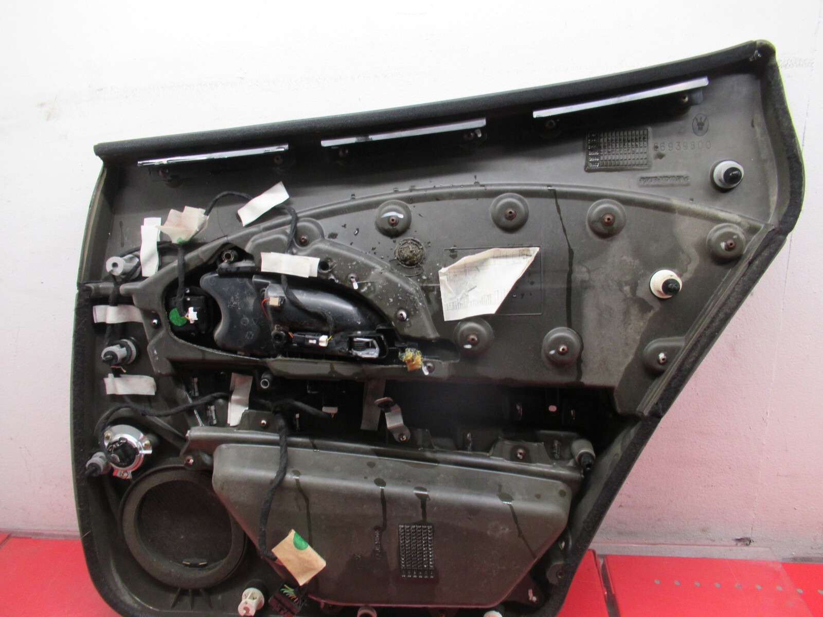 04-08 MASERATI QUATTROPORTE REAR LEFT DRIVER SIDE INTERIOR DOOR PANEL OEM
