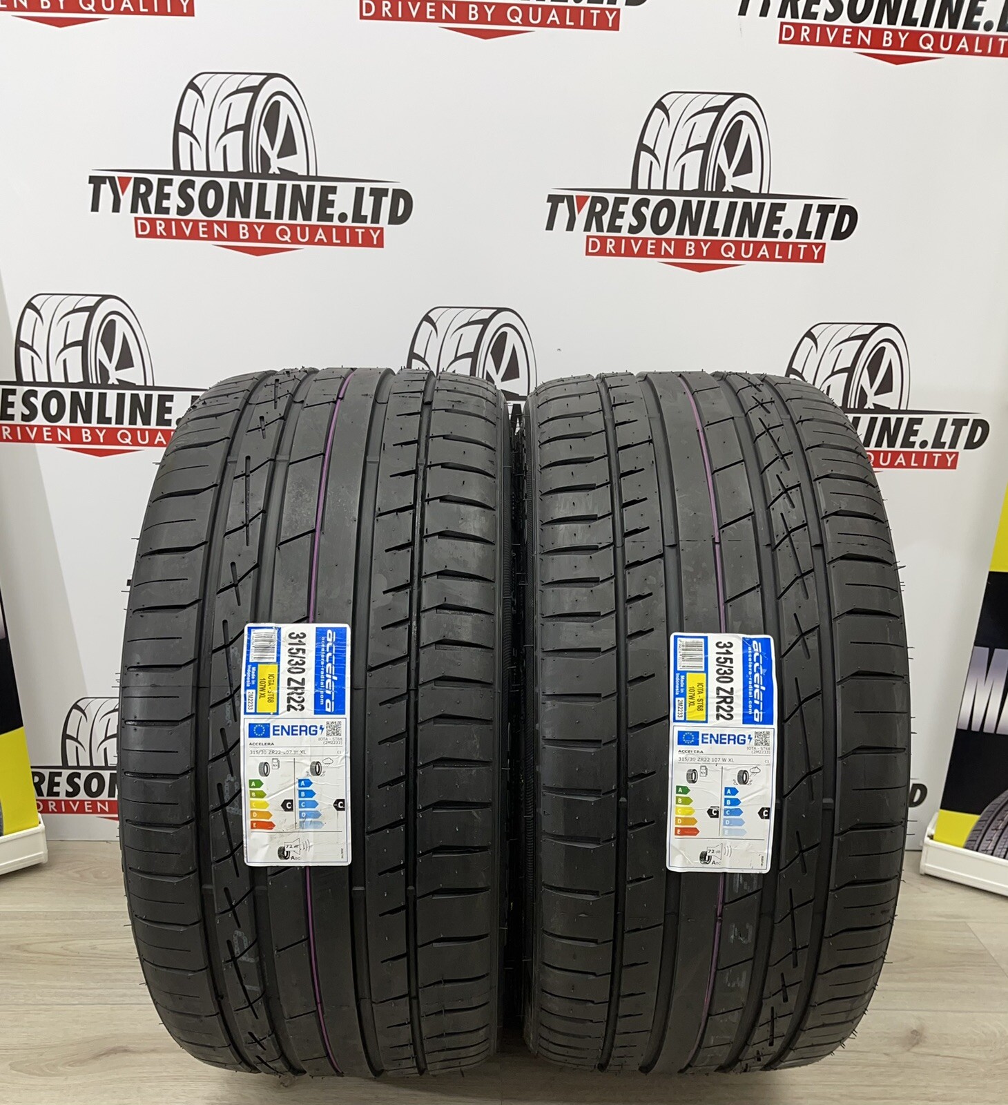 2 X 315 30 22 ACCELERA IOTA ST68 XL 107W 315/30ZR22 NUEVO 3153022