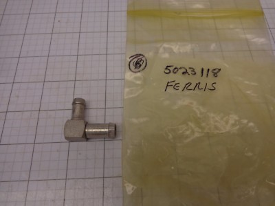 Ferris OEM NOS 5023118 90 Degree 3/8 Elbow Hydraulic Fitting エルメスツイリー杖傘と決闘