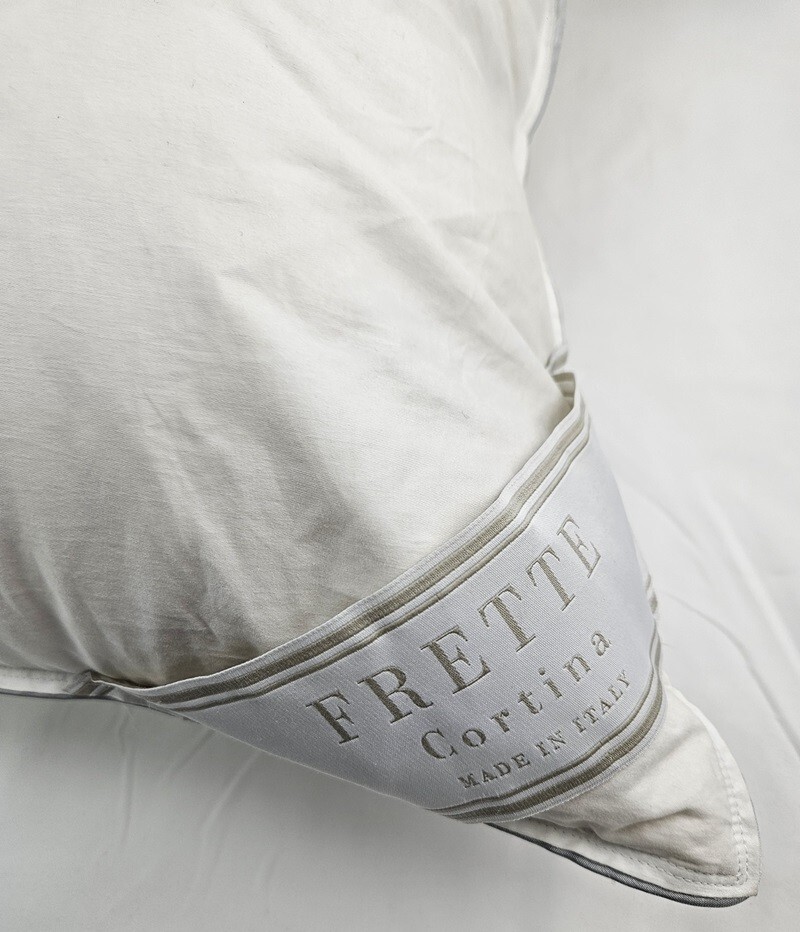 Frette Down Collection Cortina Goose Down QUEEN Pillow FIRM Density eBay