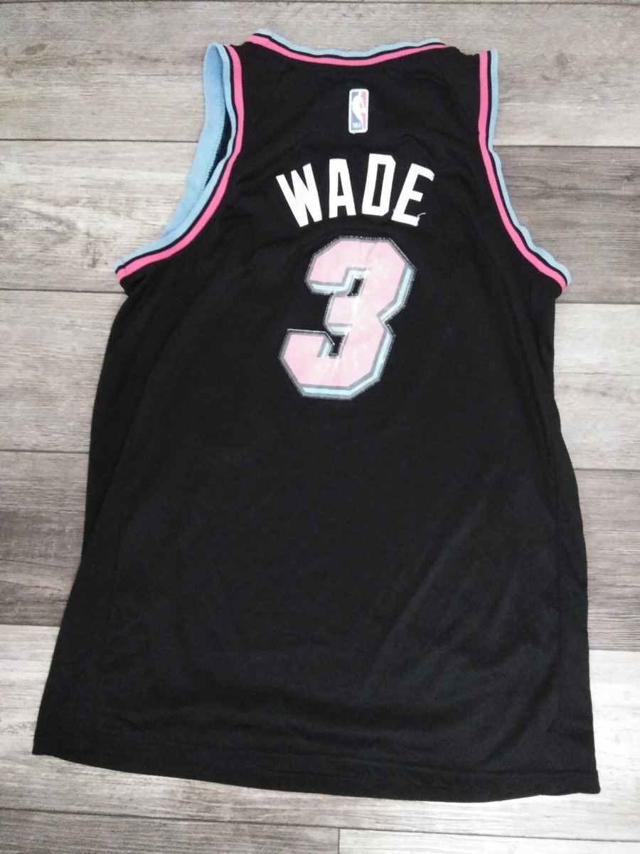 Miami Heat Dwayne Wade #3 Nike Miami Vice Nights Swingman Jersey