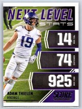 2021 Score #NL13 Adam Thielen Next Level Stats Gold