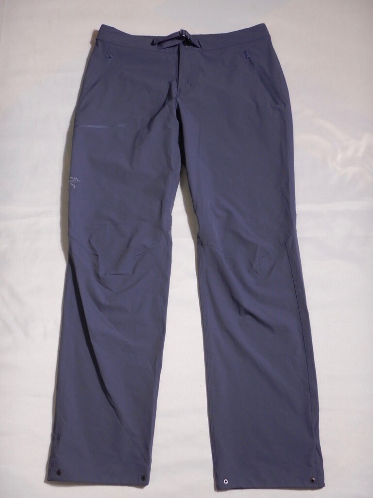 ARC'TERYX Pantalone GAMMA Uomo 32 Pollici Cucitura Interna Blu Grigio Taglia 32