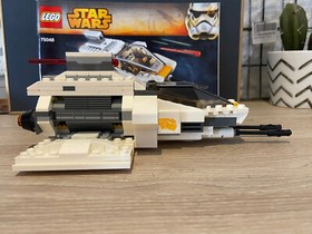 Lego Star Wars Rare Ship "The Pantom" New With Characters with Manual 75048