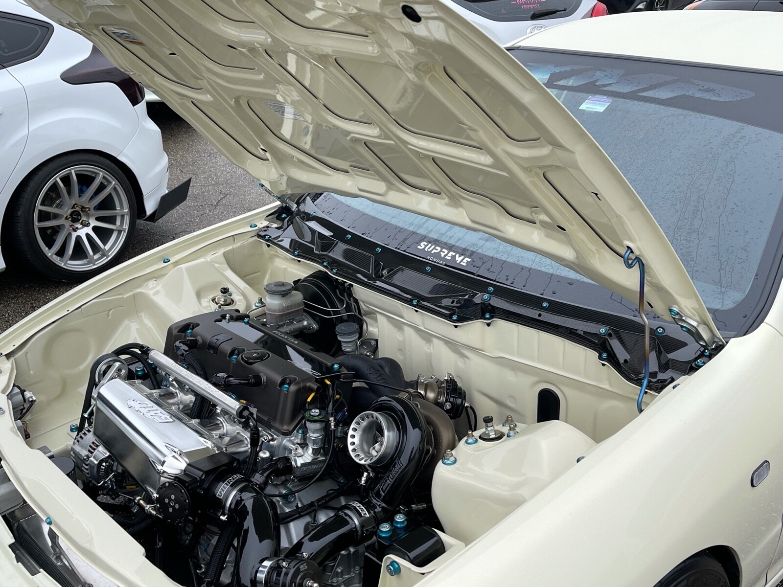 HONDA INTEGRA GEN 3 RARE Carbon WIPER COWL MOULDING TOP ASSY LHD OCT