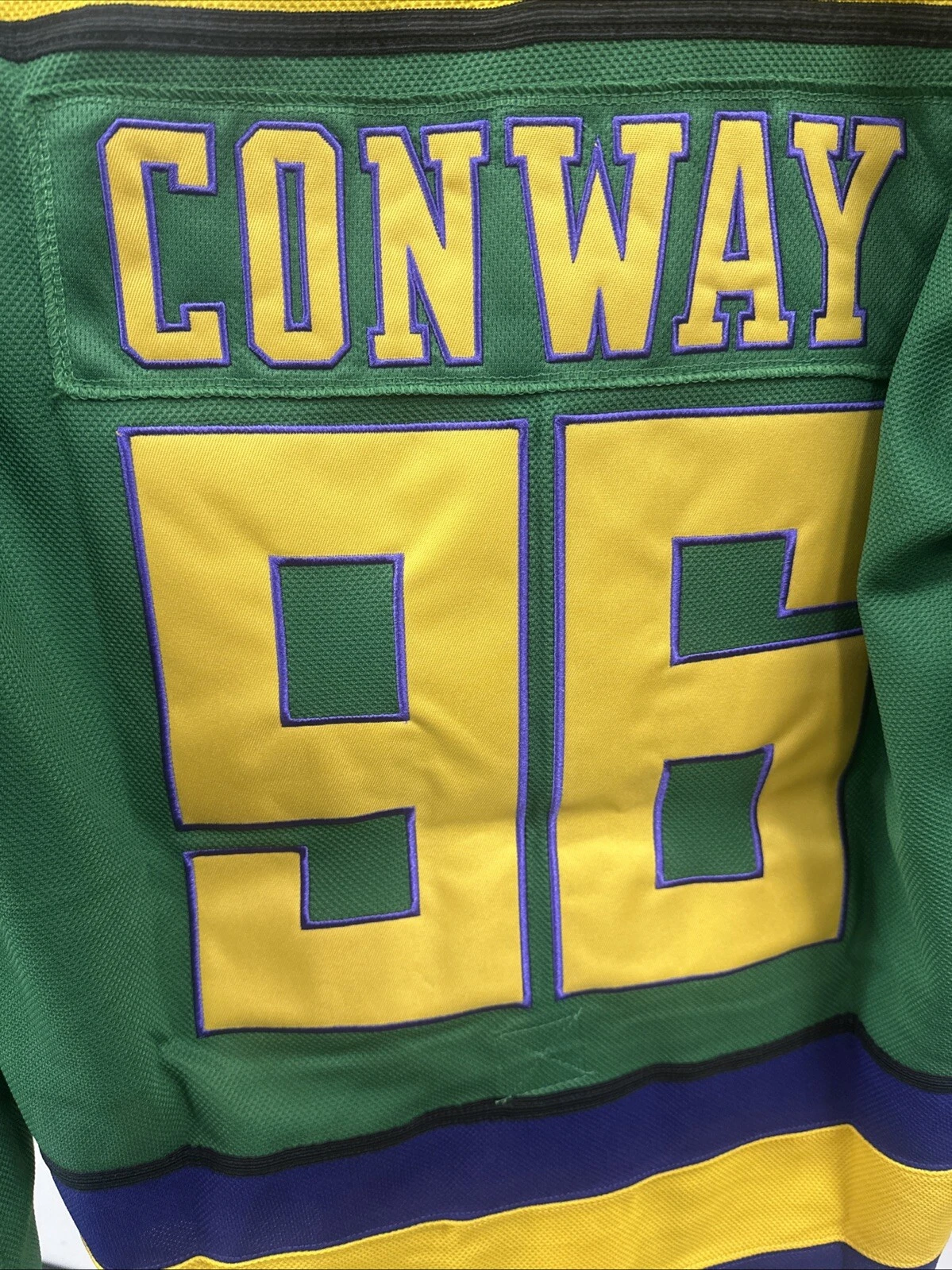 D-5 Mighty Ducks #96 Charlie Conway Hockey Jersey Movie