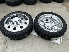 Alcoa Classic 22 Rims Tire Wheels For Dually Truck Cap Adapters W33125022 Tire