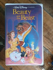 RARE Walt Disney's Beauty and The Beast VHS 1992 Black Diamond Classic