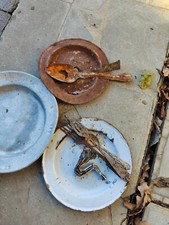 ww1 - Lotto piatti posate scalda rancio Austriaco da identificare