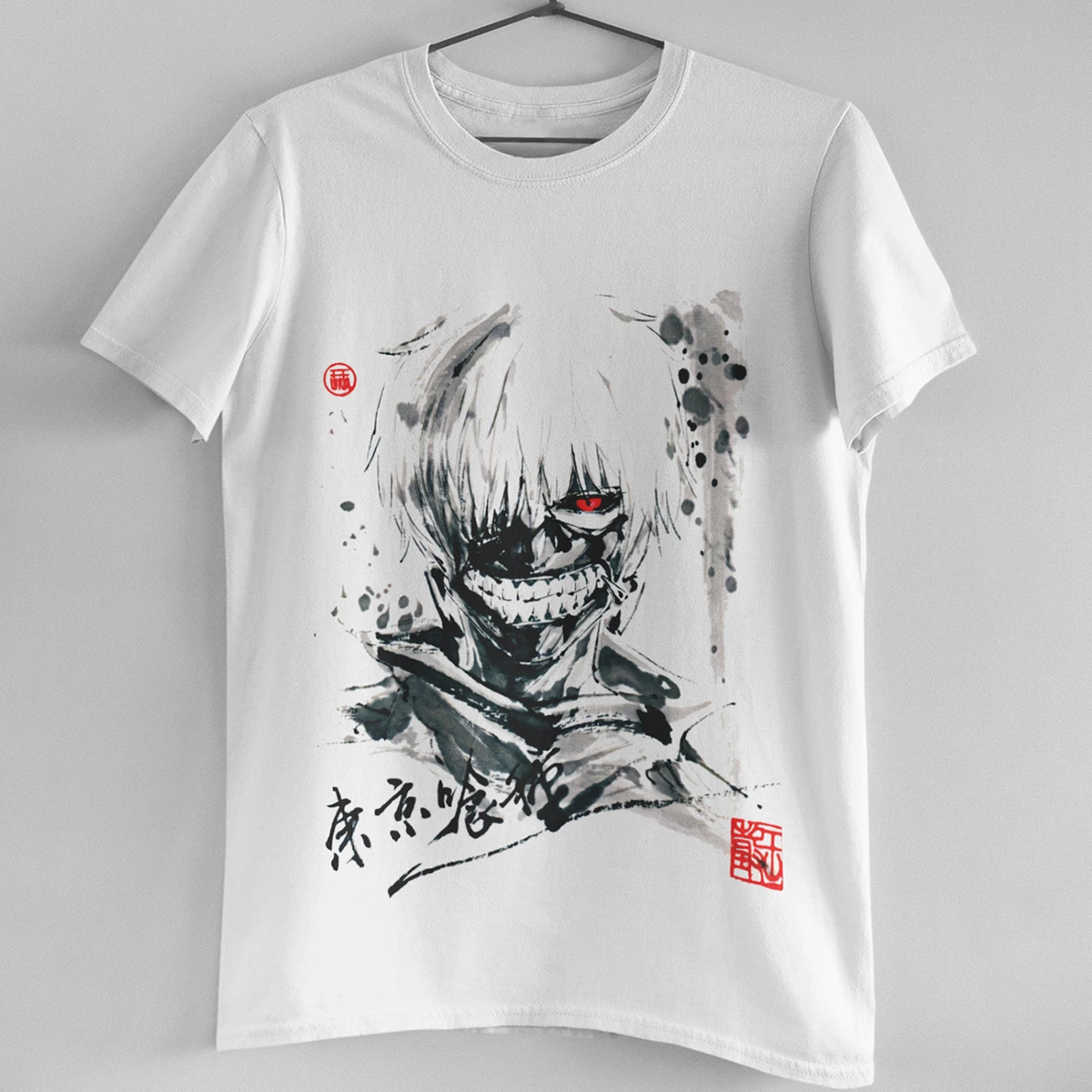 Tokyo Ghoul - Kaneki, Anime T-Shirt - Unisex Kids &Amp; Adult Sizes | Ebay
