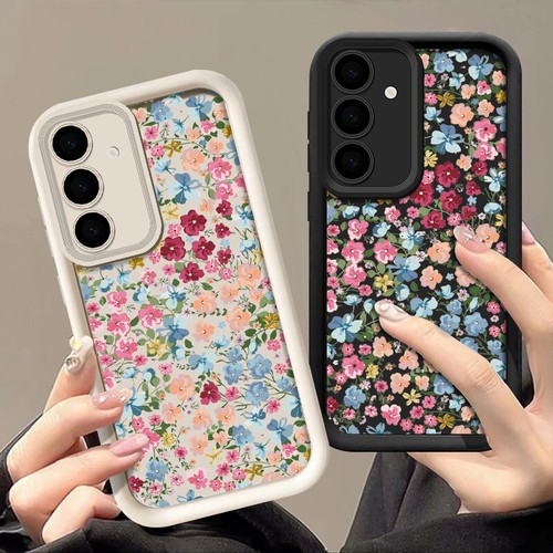 Case For Samsung S25 S24 Ultra S23 A05S A54 A15 A35 A55 Flowers Shockproof Cover - Picture 4 of 19
