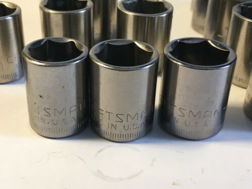 Craftsman 3/8 Antrieb 6pt flach "Inv-G" Serie METRISCH Buchse 9-19 mm Auswahl - USA - Bild 5 von 19