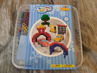 My First Hama Maxi Perlen & Lochwand 600 Perlen Neu in Wanne
