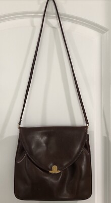 バッグ feragamo vintage shoulder bag Salvatore Ferragamo Vintage Shoulder Bag - Brown Leather EUC | eBay