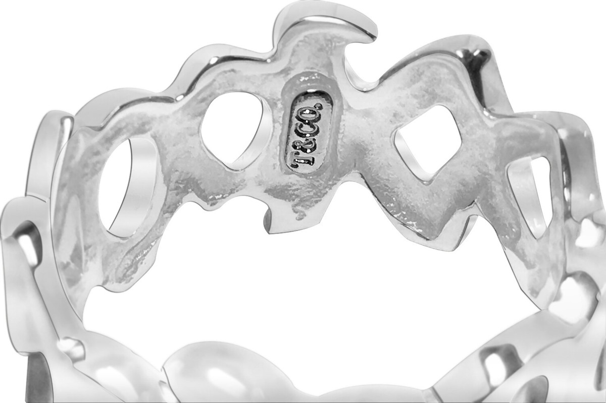 アクセサリー Tiffany&Co. Love and Kiss Ring silver925 New Tiffany & Co Sterling Silver Love & Kiss hugs ring size