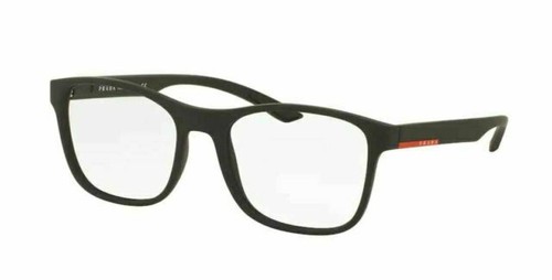 Prada Eyeglasses Frames VPR58Z 1BO-1O1 Matte Black Square Prada Eyeglasses Frames VPR58Z 1BO-1O1 Matte Black Square