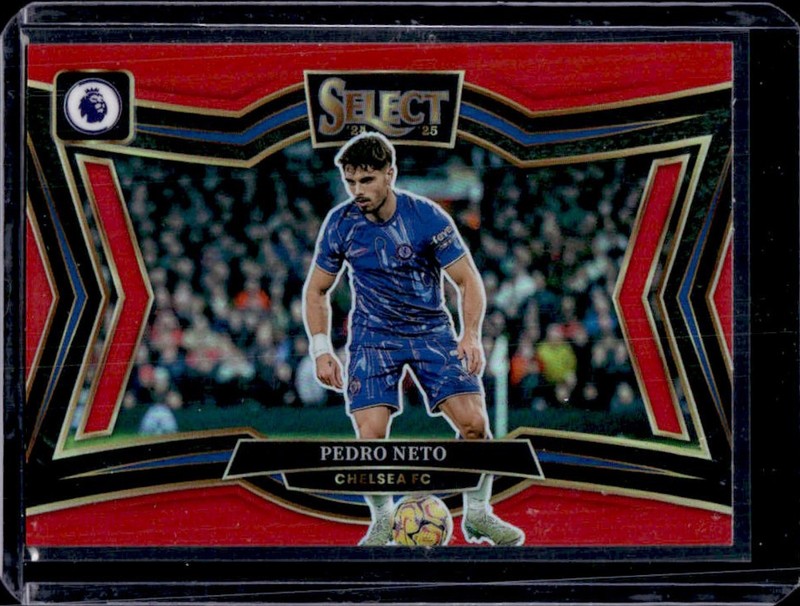 2024-25 Panini Select Premier League Pedro Neto Field Level Red #212 Chelsea