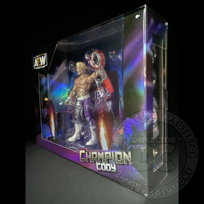 Deflector DC  AEW Unrivaled Collection Champion Cody Double Nothing Vitrine
