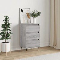 Sideboard Grau Sonoma 40X35X70 Cm Holzwerkstoff Wohnzimmer Kommode