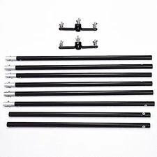 10 ft Double Cross Bars Mounting Hardware Backdrop Stand Kit Wedding Supplies