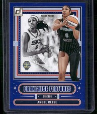 2025 Donruss WNBA #5 Angel Reese Franchise Features Press Proof Blue