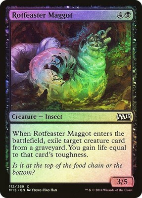 Rotfeaster Maggot Magic 2015 MTG MAGIC INSECT FOIL
